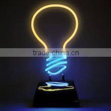 light bulb shape neon lamp table lignt