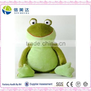 30cm Plush Crazy Emoji Stuffed Green Frog
