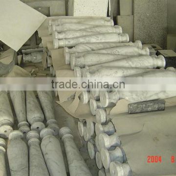 White Marble Balustrade, Railing and Column