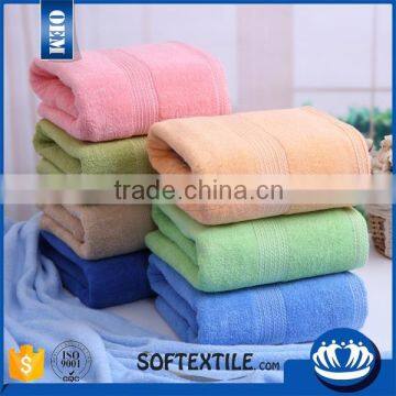 wholesales100% cotton solid color Cute little octopus embroidery bath towel