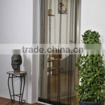 Fiberglass door screen curtain in pieces