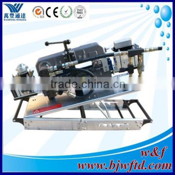 optical cable blowing machine or jetting and floating cables in preinstalled ducts