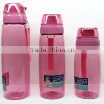 Outdoor sports plastic water bottle