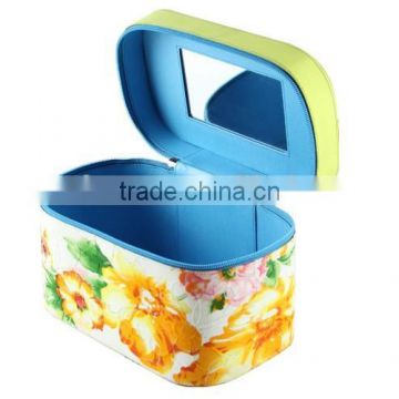 handmade multipurpose cosmetic buckets with selffabric handling on top