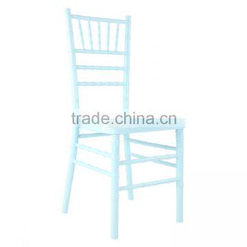 wooden tiffany chair in light blue colour for event