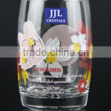 JJL CRYSTAL BLOWED TUMBLER JJL-6901A WATER JUICE MILK TEA DRINKING GLASS HIGH QUALITY