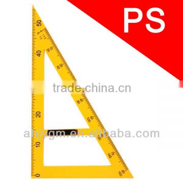 50cm Plastic with Removable Handle Triangular Teaching Ruler/plastic triangle ruler