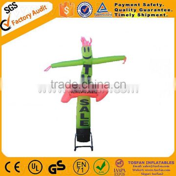 Custom color and logo inflatable wind man air dancer single tube F3008
