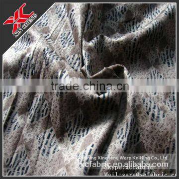 Wholesale fabric brushed fabric printed with letters pattern