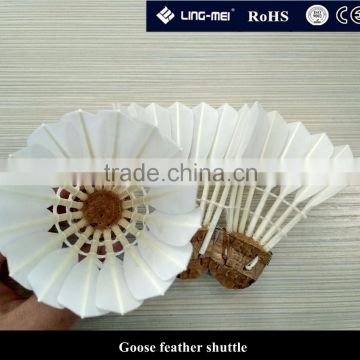 OEM badminton feather shuttlecock china
