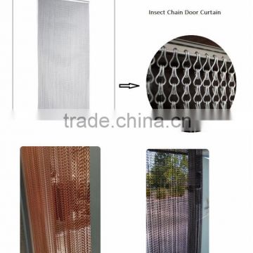 high quality aluminium chain mail fly screen