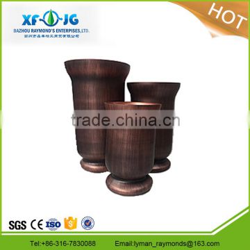 Cylinder glass vase for home decoration