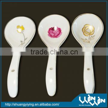 New design white porcelain spoon wws130007