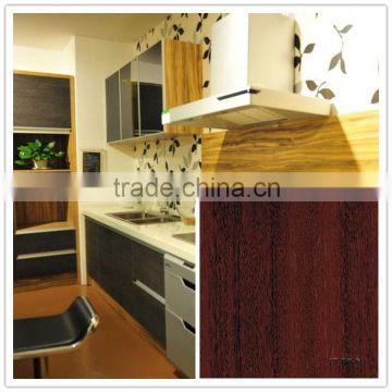 decorative woodgrain furniture pvc membrane foil for door