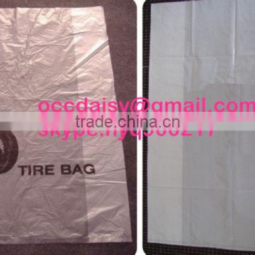 1020*900mm PE disposable plastic auto tire bag/wheel cover