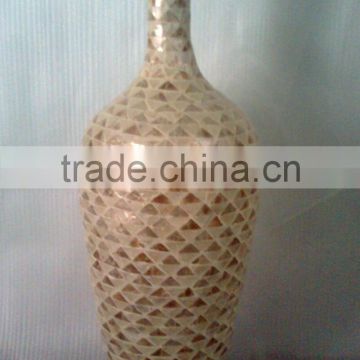 Best selling High quality MODERN mother of pearl inlay vase from Vietnam