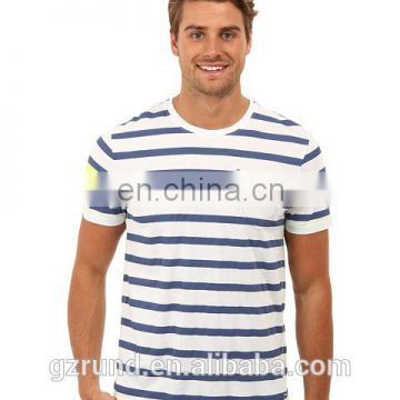 Thick stripe short sleeve tshirt/2014 High Quality Men Fashion Tshirt/Custom Tshirt Clothing Factory model-sc403