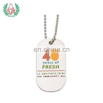 Wholesale custom classic dog tags in metal alloy