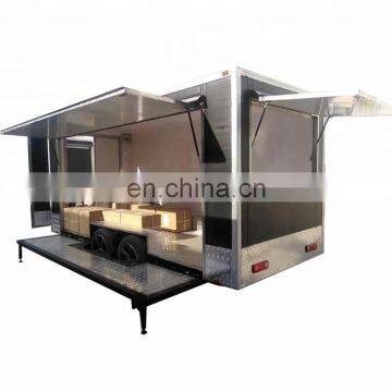 shawarma food cart fast food kiosk design outdoor mobile food trailer