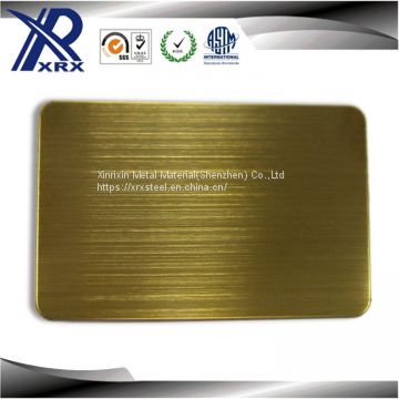 SUS 304 super mirror color steel sheet mirror stainless steel sheet rose gold wall metal panel