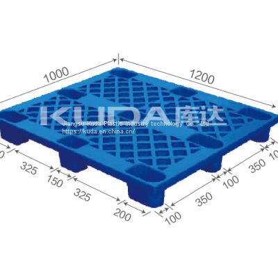 Warehouse export used  1210A grid light plastic pallet from China