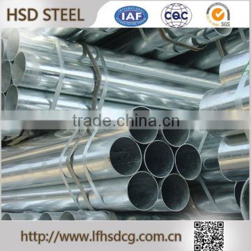 Colorful New Design od 48.3mm hot dip galvanized steel pipe made in china