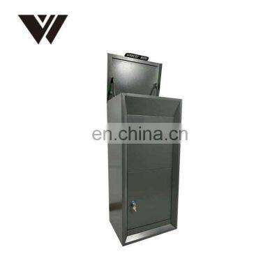 Anti-theft Custom color Wall Mounted Steel Newspaper Letter Mailbox home parcel delivery box