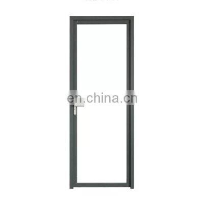 Bathroom Doors apartments Interior Soundproof Custom Size and Color Aluminium Alloy Double Glass Casement Door