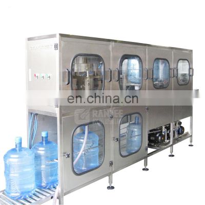 5 gallon pet pc water bottle filling machine /20L plastic bucket production line 150bph 5 gallon water filling machine