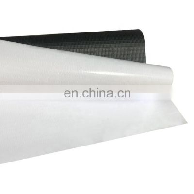 Glossy Frontlit 300*500D 18*12 Flex Banner Rolls PVC Lonas Factory 11oz 380g (cold lamination )