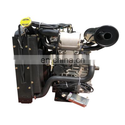 Made in China Water cooled 2 cylinder V type 4 stroke SCDC EV80 diesel engine