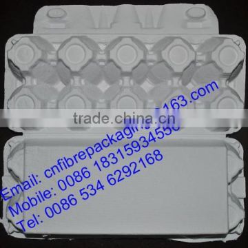 OEM Orders Eco-friendly molded paper pulp egg tray for sale