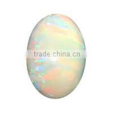Opal cabachon white