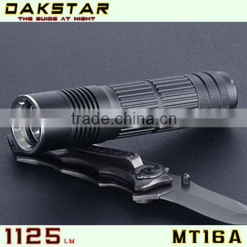 DAKSTAR MT16A XML T6 1125LM CREE Battery High Power Rechargeable Police 26650 LED Flashlight