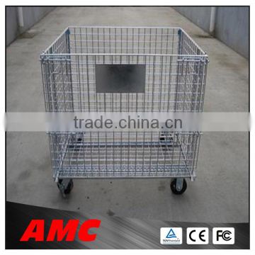 Collapsible Warehouse Steel Wire Pallet Cage