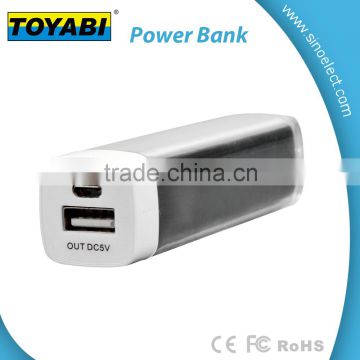Ultra Compact 2000mAh Power Bank USB External Battery Lip stick shape