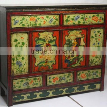 chinese antique tibetan cabinet