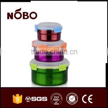 SUS304/410 colorful stainless steel Storage Boxes