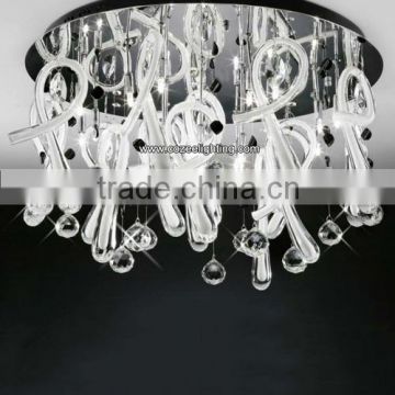 Cheap Modern Chandelier Crystal Light Wholesale Glass Lamp Ceiling Design Lighting Fitting CZ9092/20W