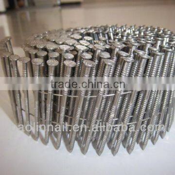 15 wire coil stainless steel nails 304