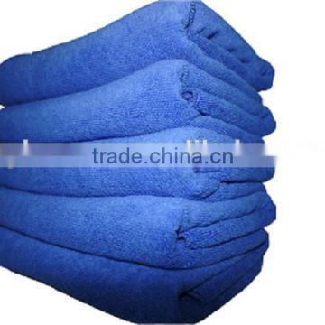 Blue Color Car Microfiber Cleaning Towels Low Price