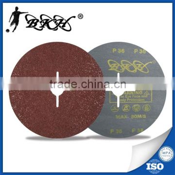 7" Aluminum Oxide Fibre Disc For Steel