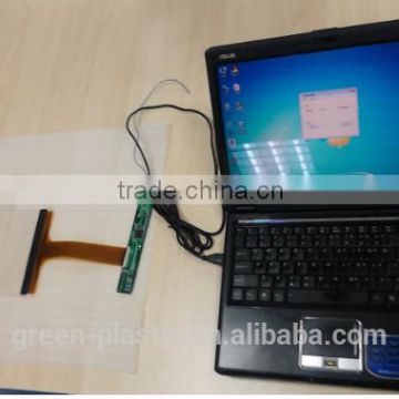 17" usb capacitive touch Foil film 2 touch points screen touch screen