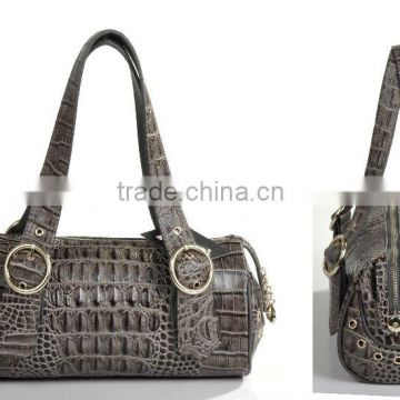 Ladies Croc Leather Handbag