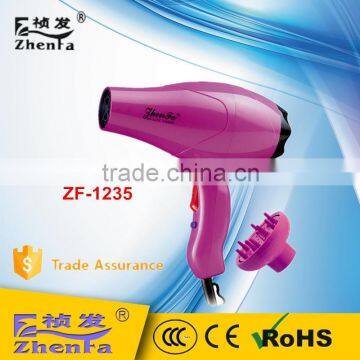 Cold Shot hair dryer with diffuser hair dryer OEM factory ZF-1235