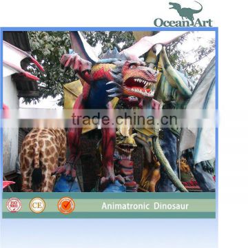 Attraction western dragon for Christmas decorations