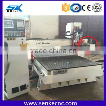 Vacuum table used cnc wood carving machine engraving furniture with rotary axis for desk,sofa,chair legs
