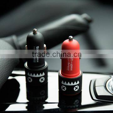 DC 12~24V usb car charger 2 port For girl