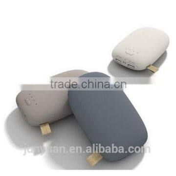 custom stone shape power bank 10400mAh big memory