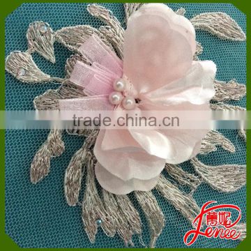 NEW ARRIVAL For Party Dress High quality Applique Embroidery with Famous China supplier
